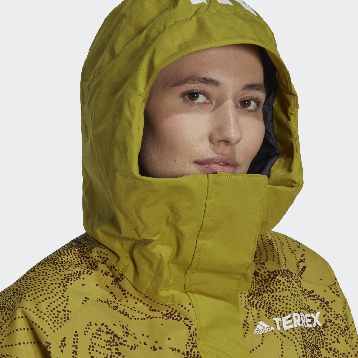 Adidas Terrex 2-Layer Insulated Snow Graphic Jacket. 8