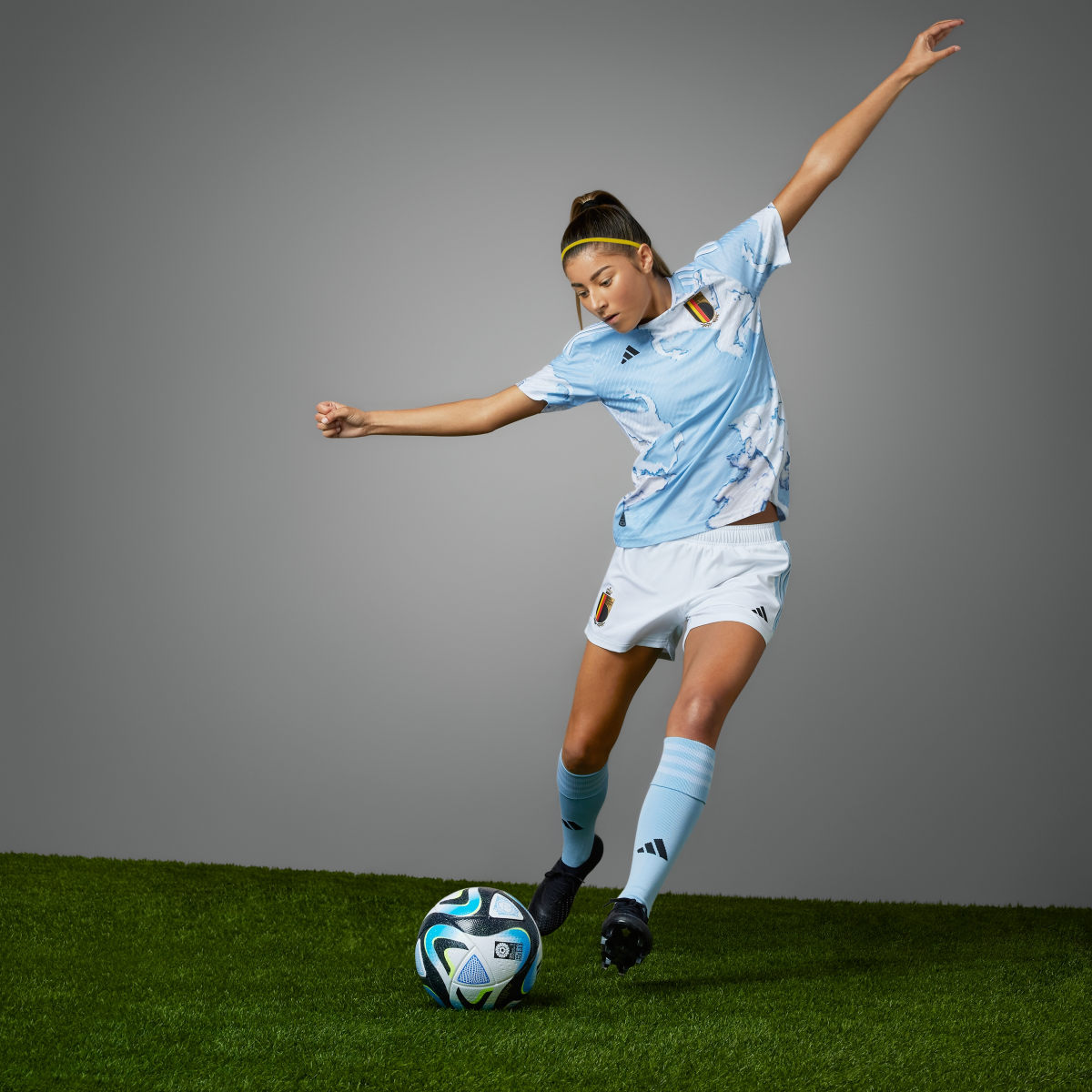 Adidas Maillot Extérieur équipe féminine Belgique 23 Authentique. 6