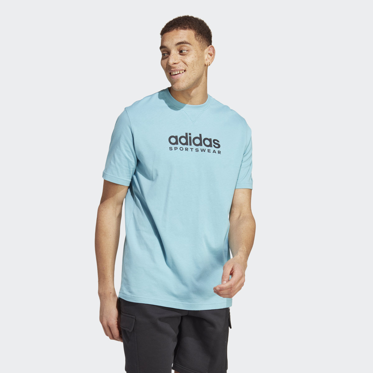 Adidas All SZN Graphic Tee. 4