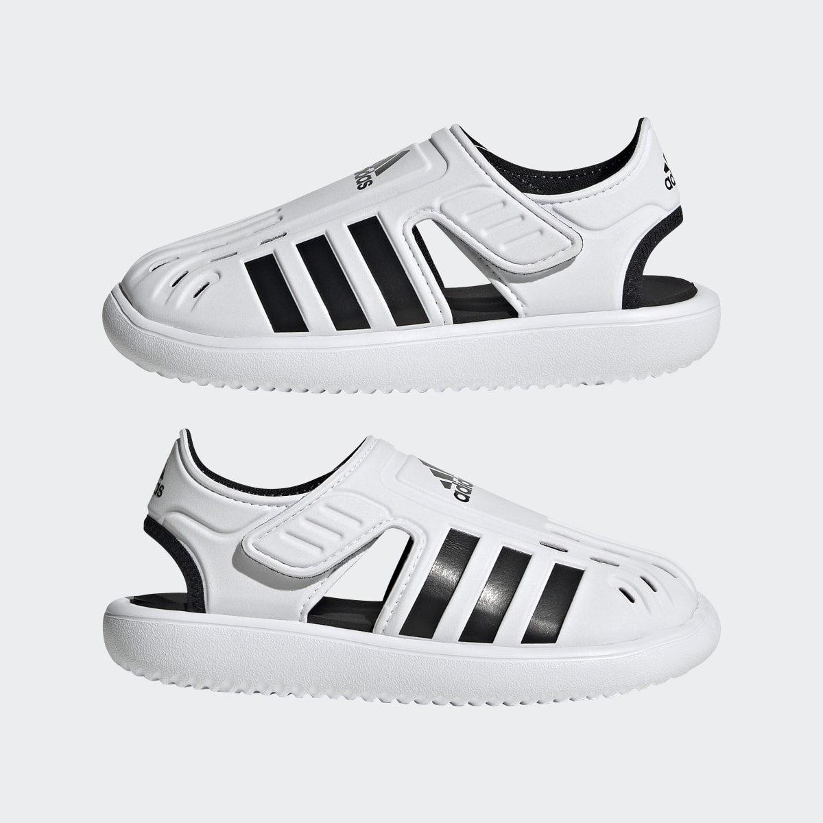 Adidas Summer Closed Toe Water Sandals. 8