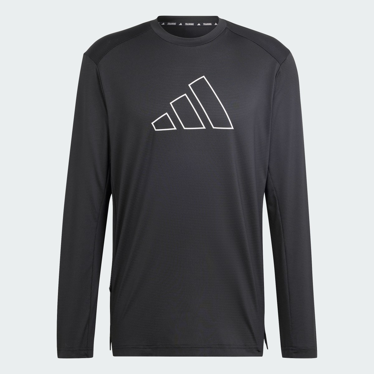 Adidas Train Icons Small Logo Long Sleeve Training Tee. 5