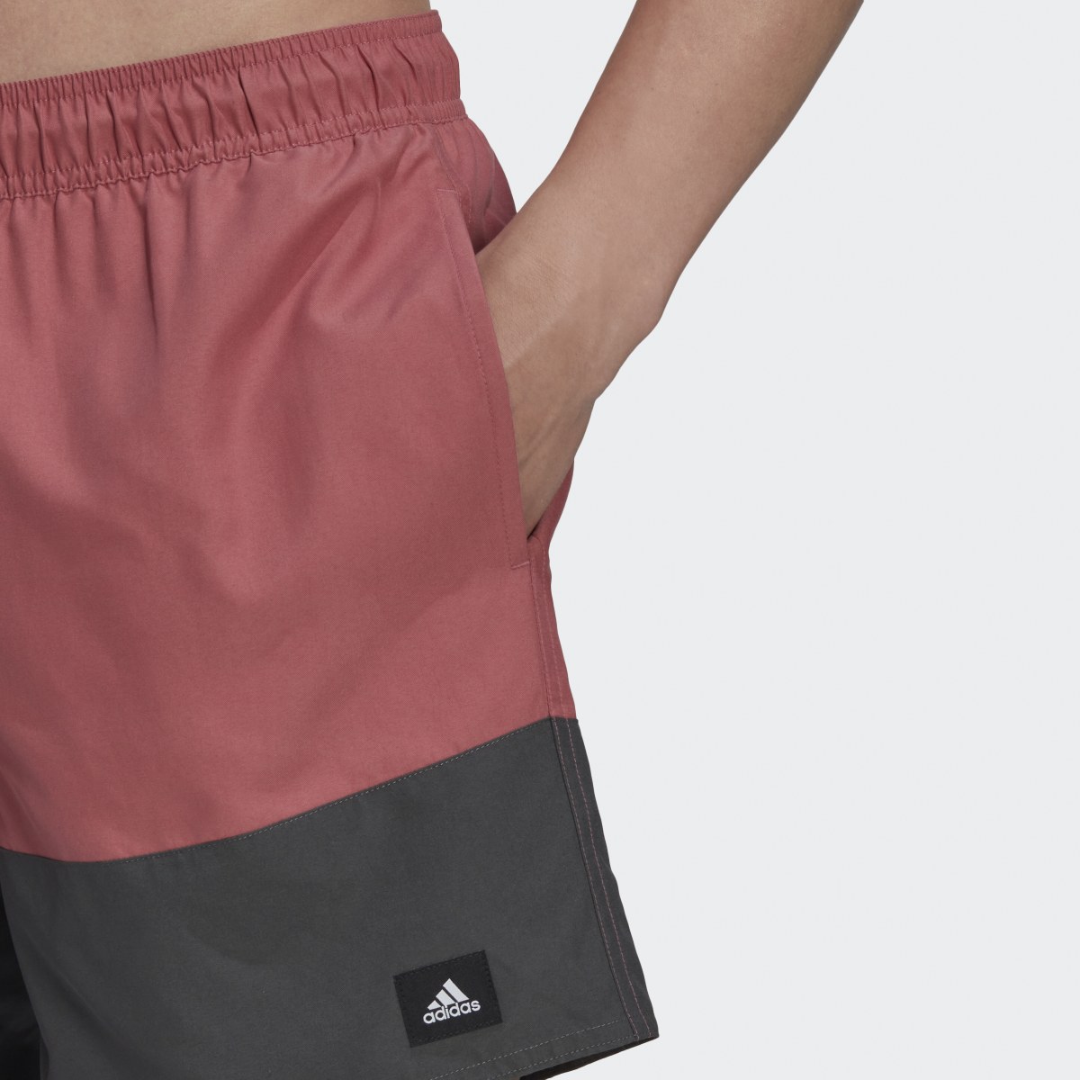 Adidas Colorblock Swim Shorts Short Length. 5
