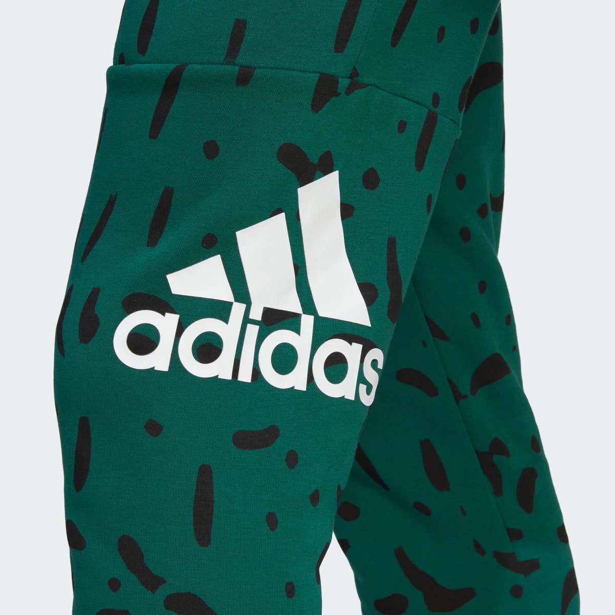 Adidas Pants Essentials Logo Estampado Puño Ajustado. 5