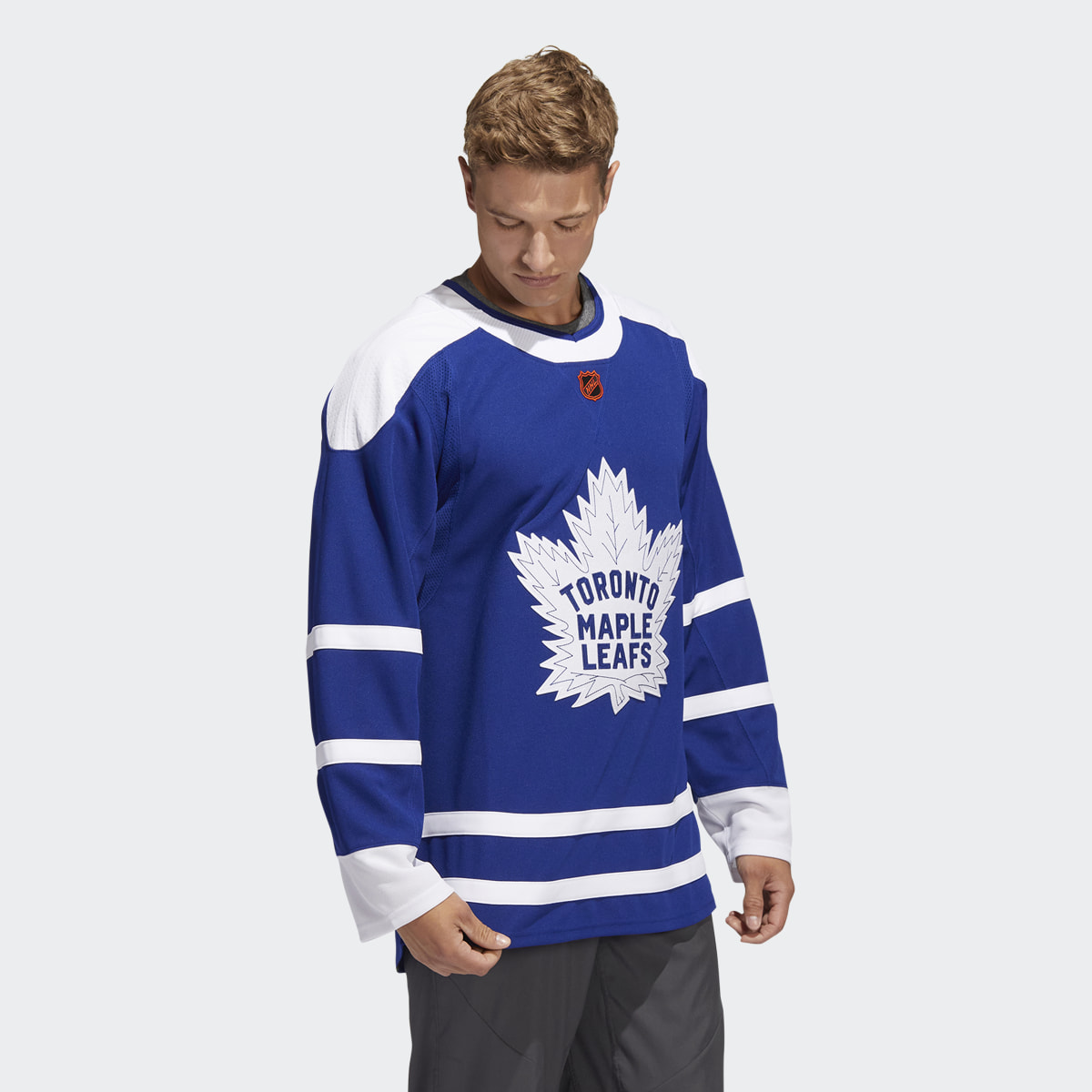 Adidas Maple Leafs Authentic Reverse Retro Wordmark Jersey. 4