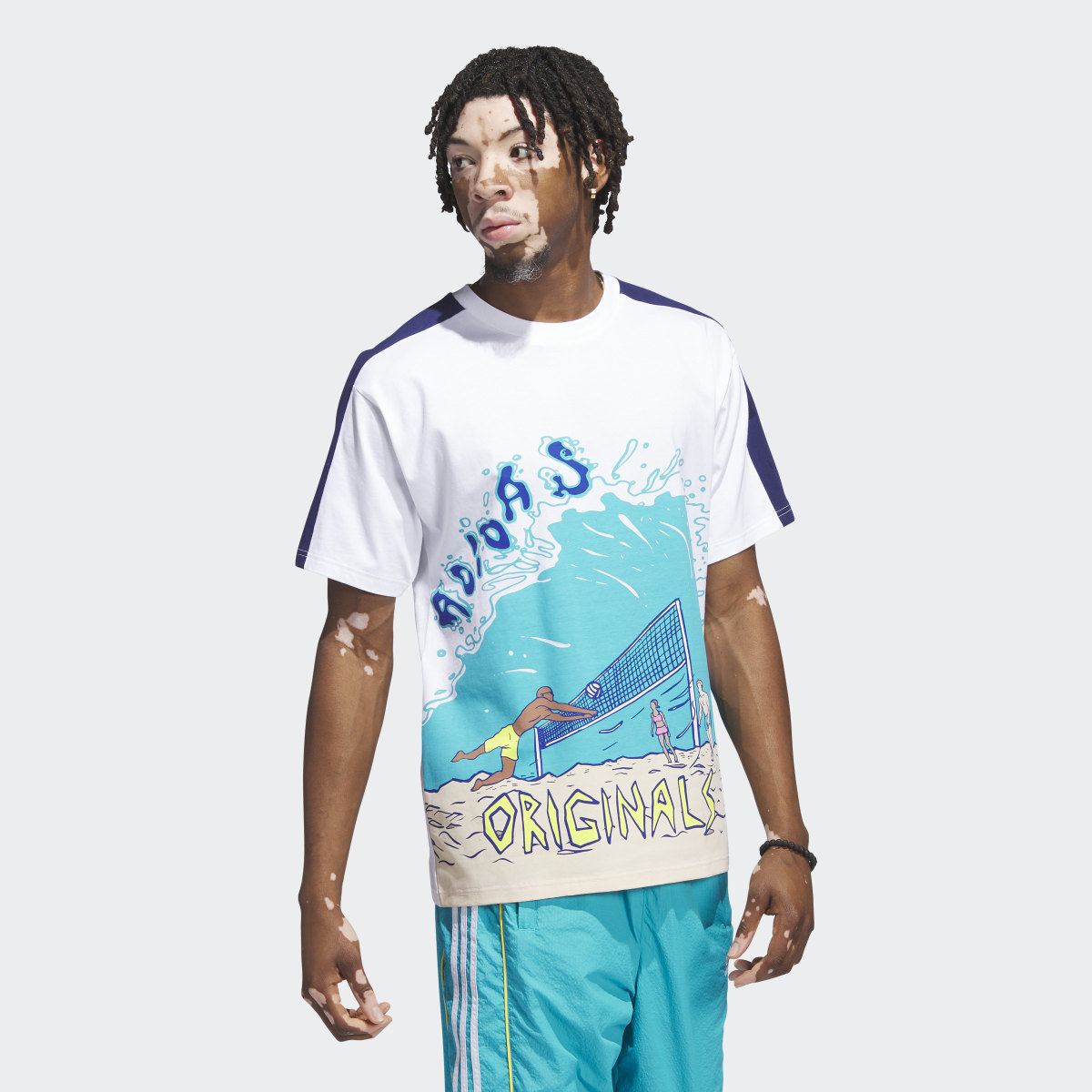 Adidas Beach Sports Art Tee. 4