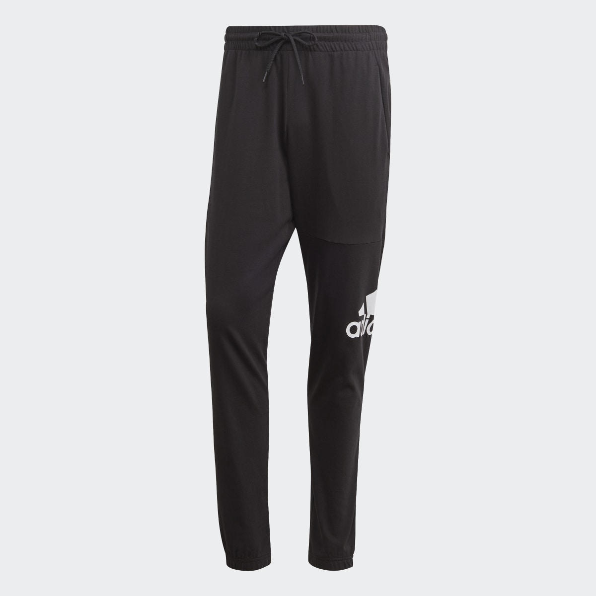 Adidas Essentials Single Jersey Tapered Badge of Sport Pants. 4