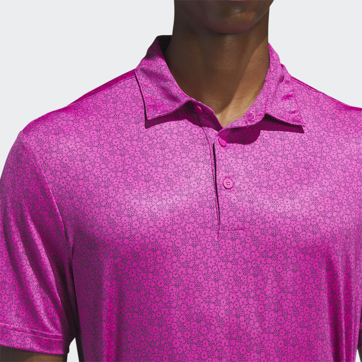 Adidas Ultimate365 Allover Print Golf Polo Shirt. 7