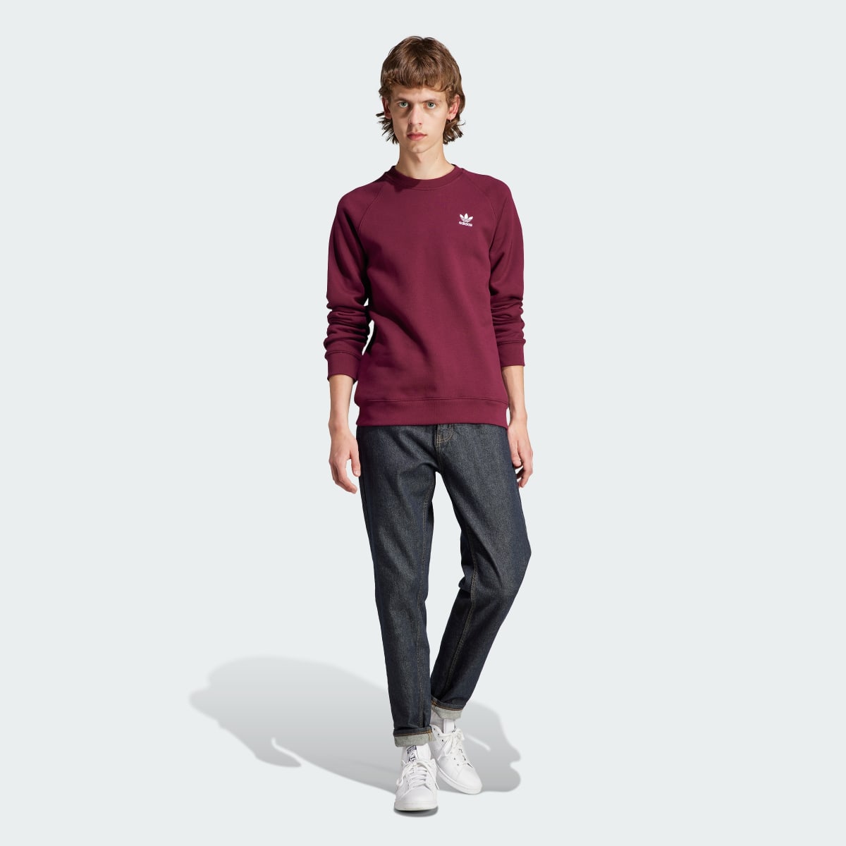 Adidas Trefoil Essentials Sweatshirt. 4