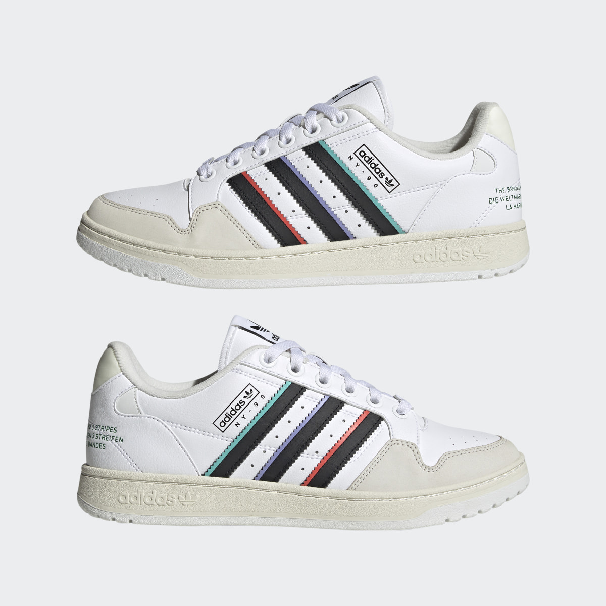 Adidas NY 90 Stripes Shoes. 8