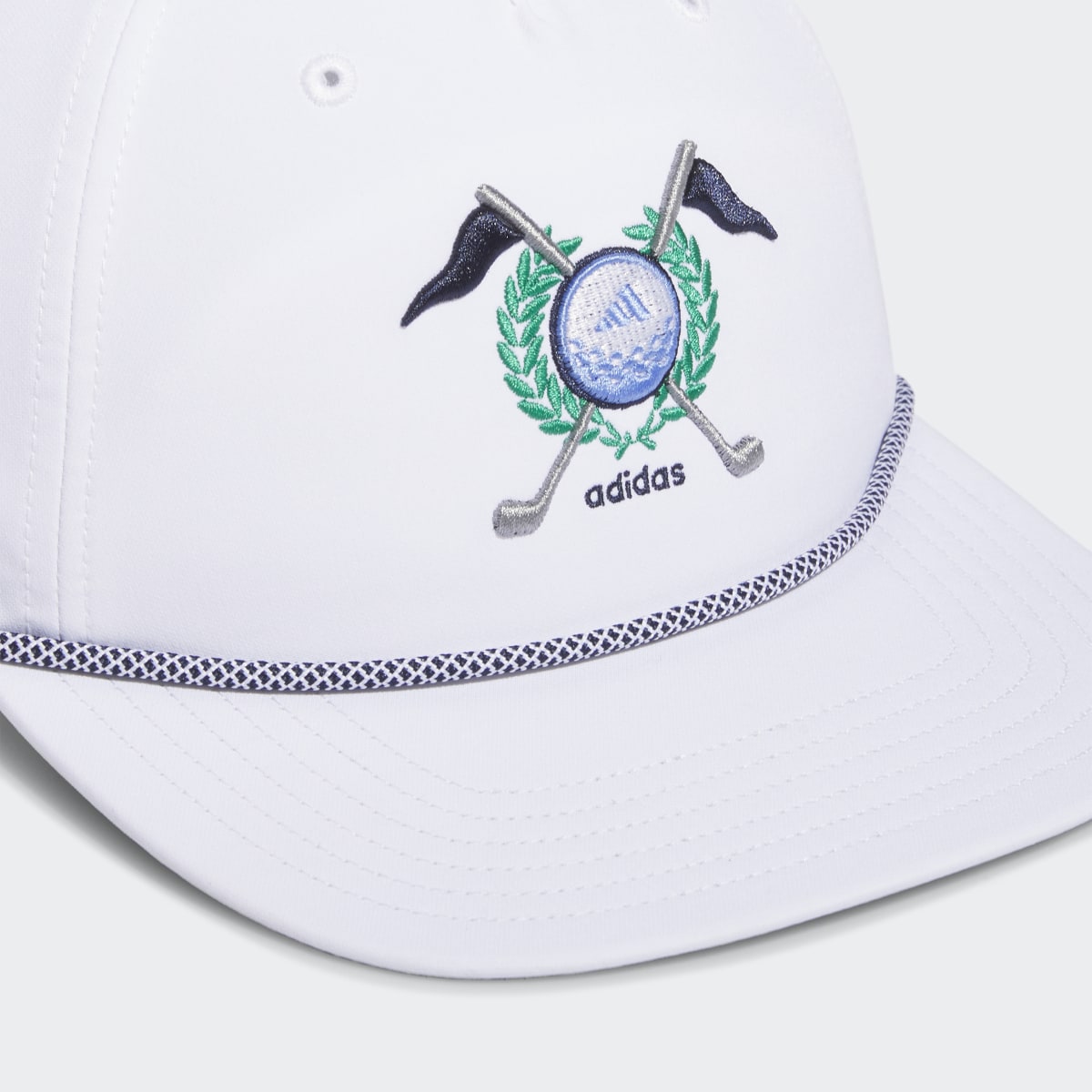 Adidas Retro Five-Panel Golf Hat. 4