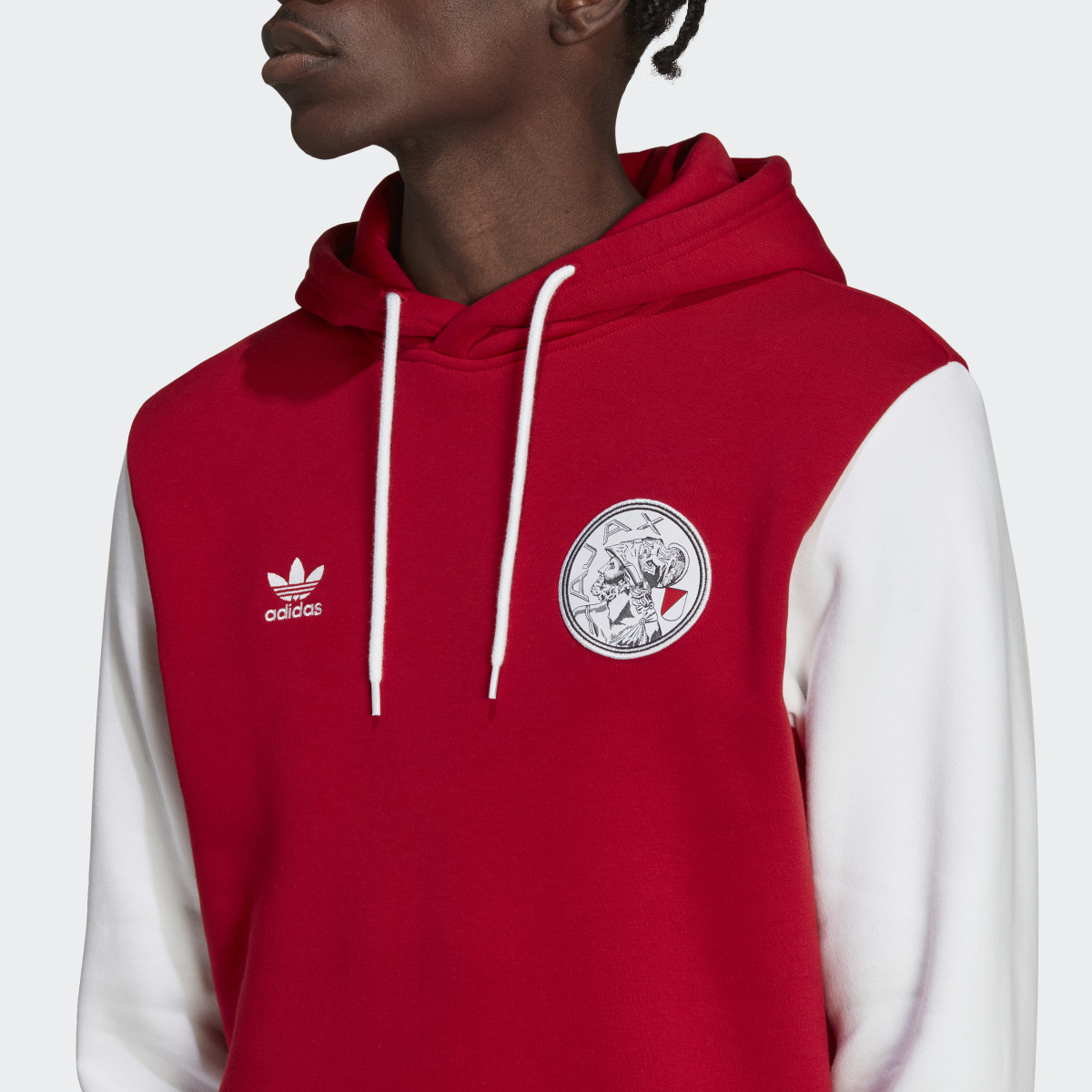 Adidas Camisola com Capuz Trefoil Essentials do Ajax Amsterdam. 6