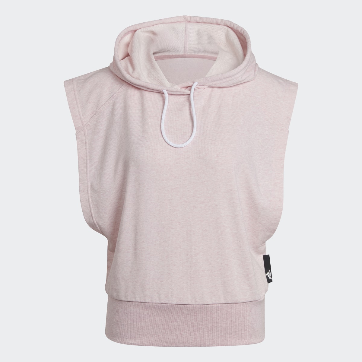 Adidas Studio Lounge Hooded T-Shirt. 6