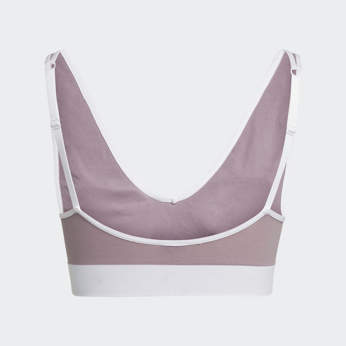 Adidas Modern Flex Cotton Scoop Low Back Bralet. 6