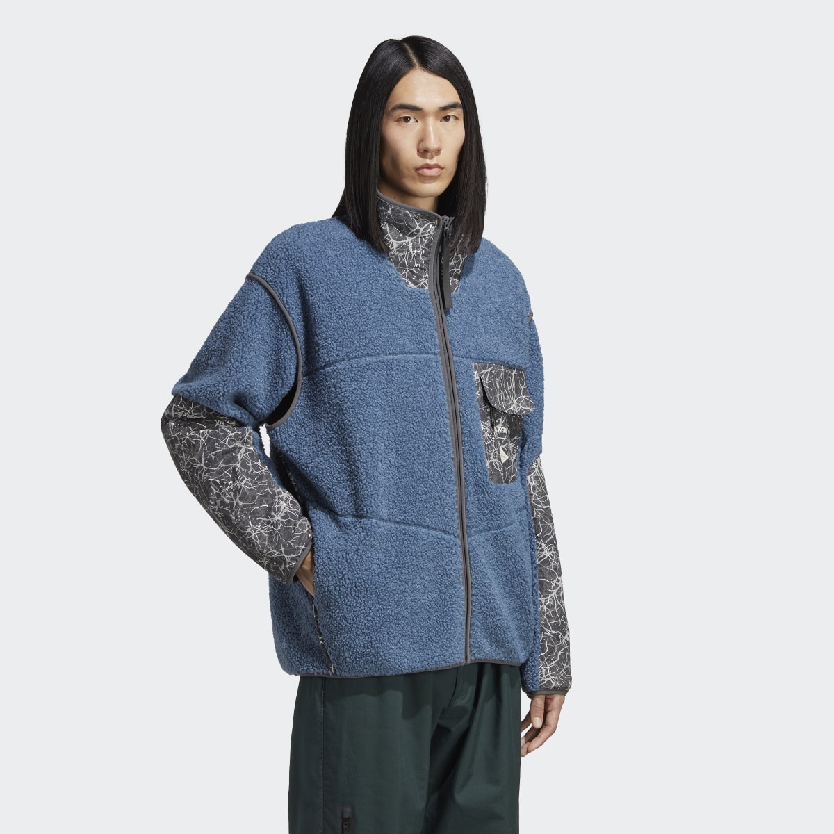 Adidas Terrex x and wander Fleece Jacket. 5