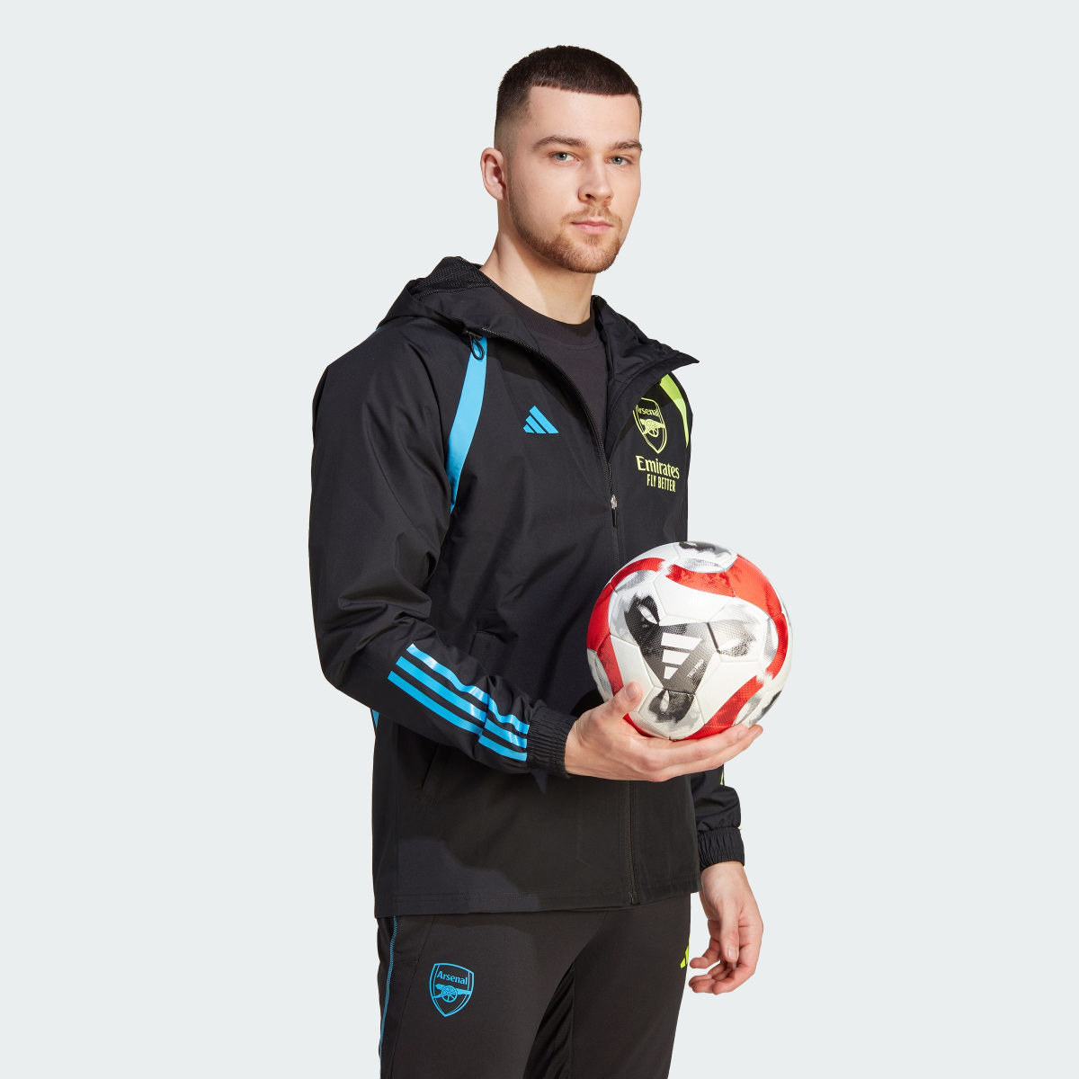 Adidas Arsenal Tiro 23 All-Weather Jacket. 4