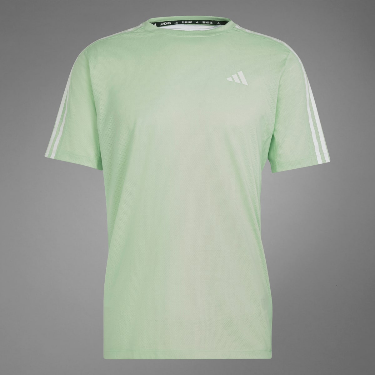 Adidas Own the Run 3-Stripes Tee. 9