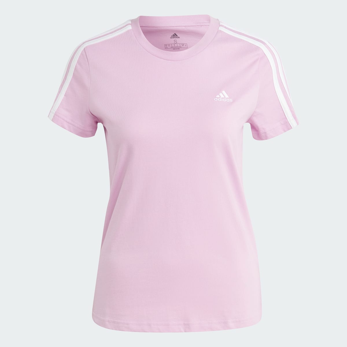 Adidas Playera Essentials 3 Franjas Ajustada. 5