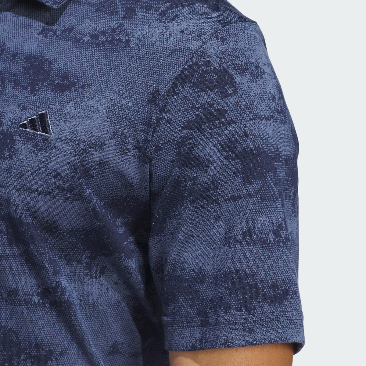 Adidas Go-To Printed Mesh Polo Shirt. 7