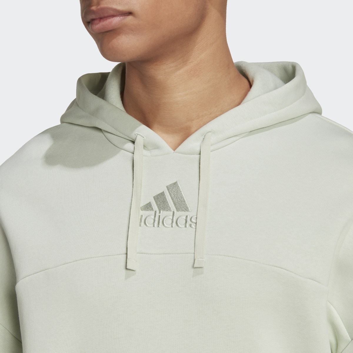 Adidas Studio Lounge Fleece Hoodie. 6