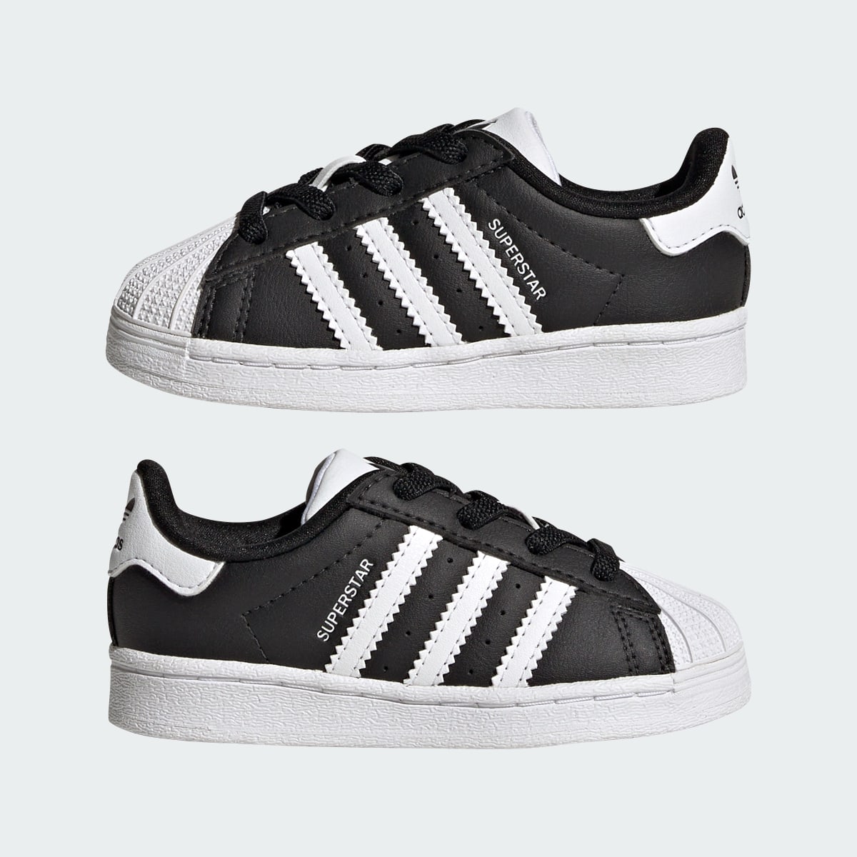 Adidas Superstar Elastic Lace Kids Schuh. 9 Adidas Superstar Elastic Lace Kids Schuh. 9