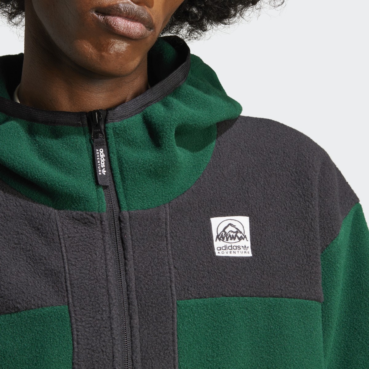 Adidas Adventure FC Full Zip Polar Fleece Hoodie. 7