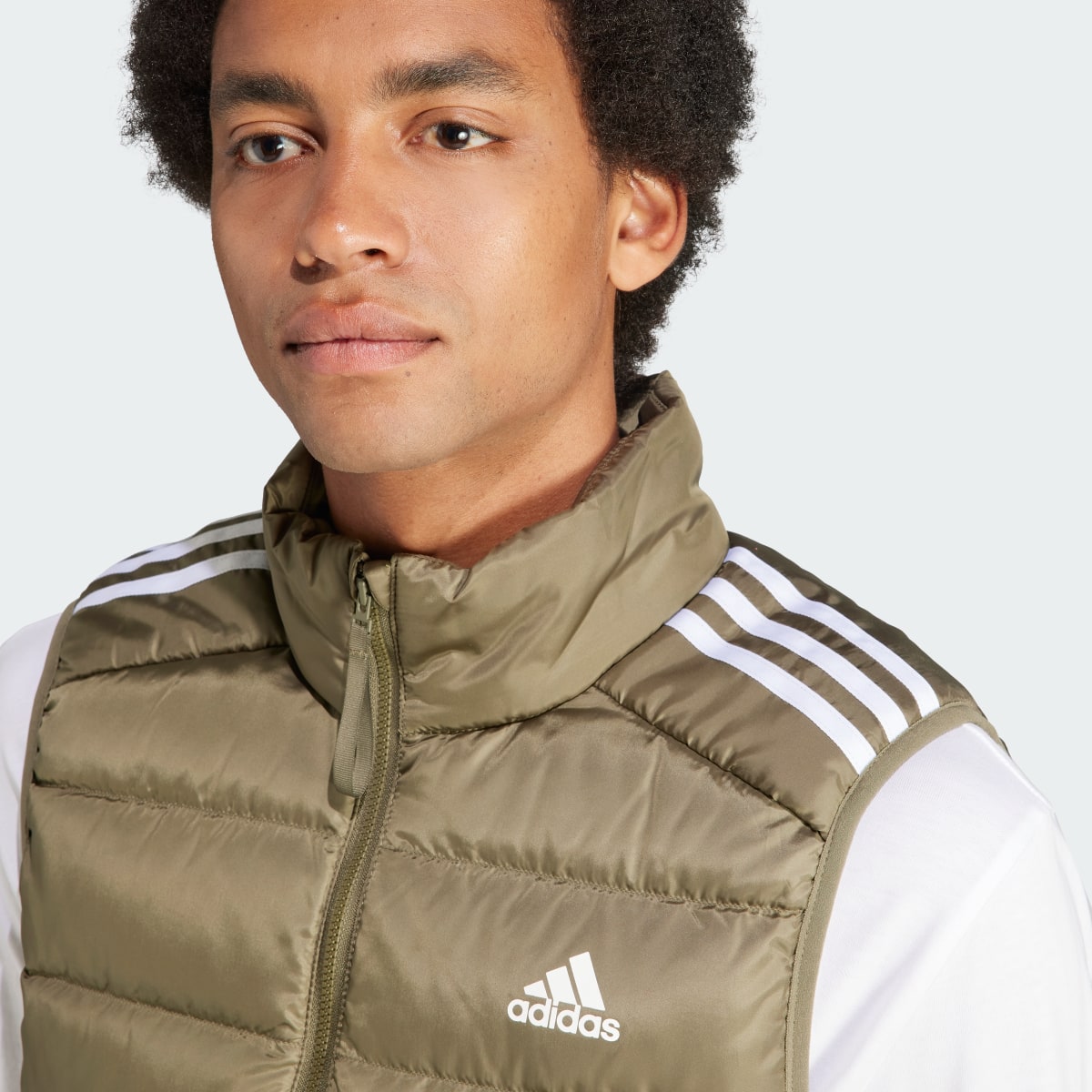 Adidas Essentials 3-Stripes Light Down Vest. 7