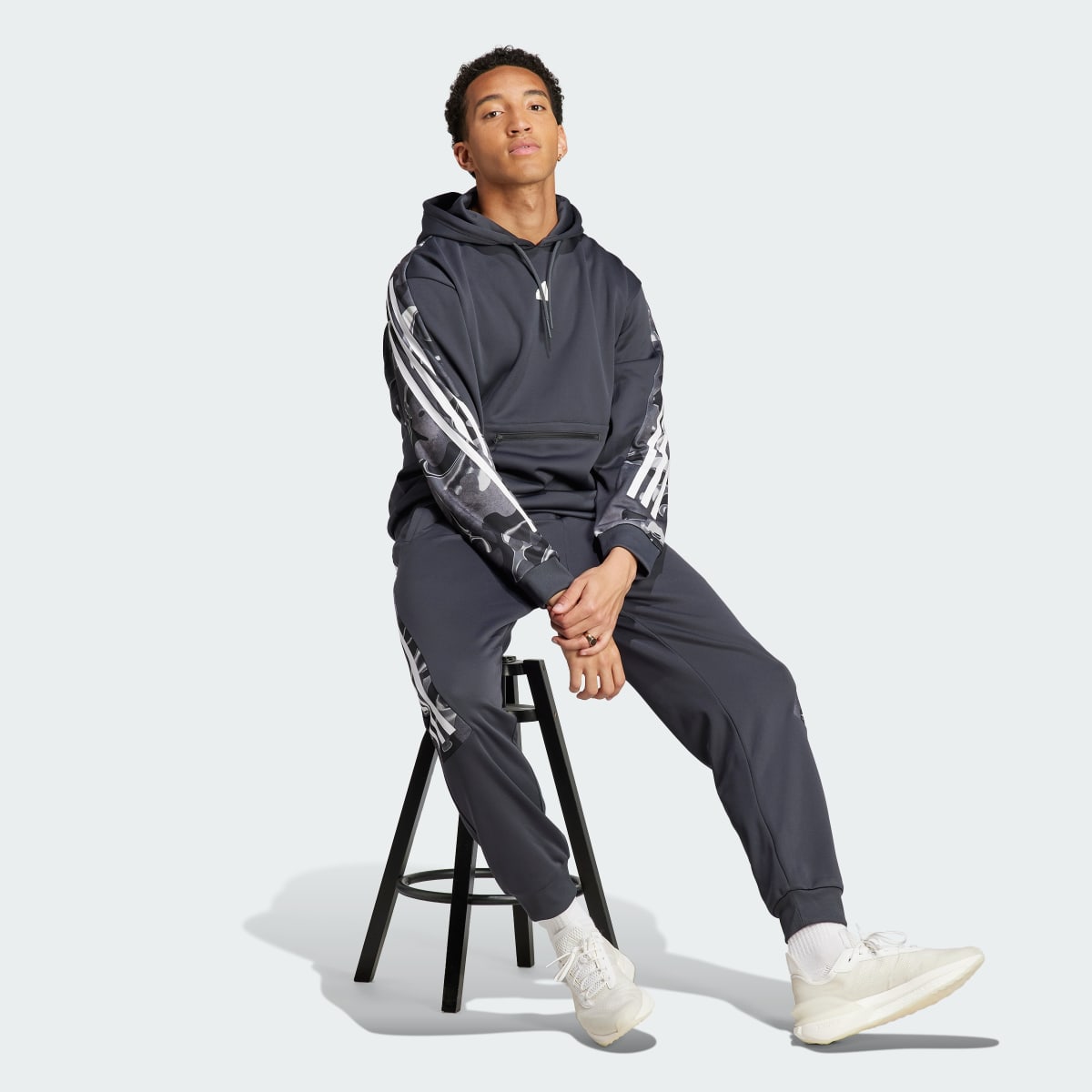 Adidas Future Icons Allover Print Hoodie. 4