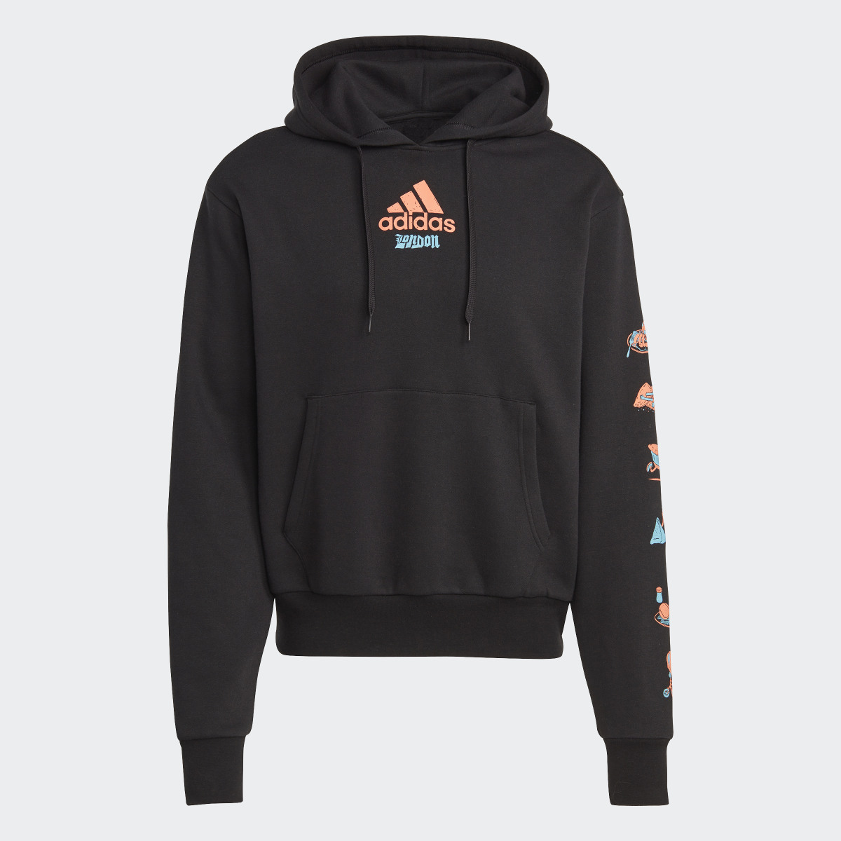 Adidas Felpa con cappuccio Graphic. 4