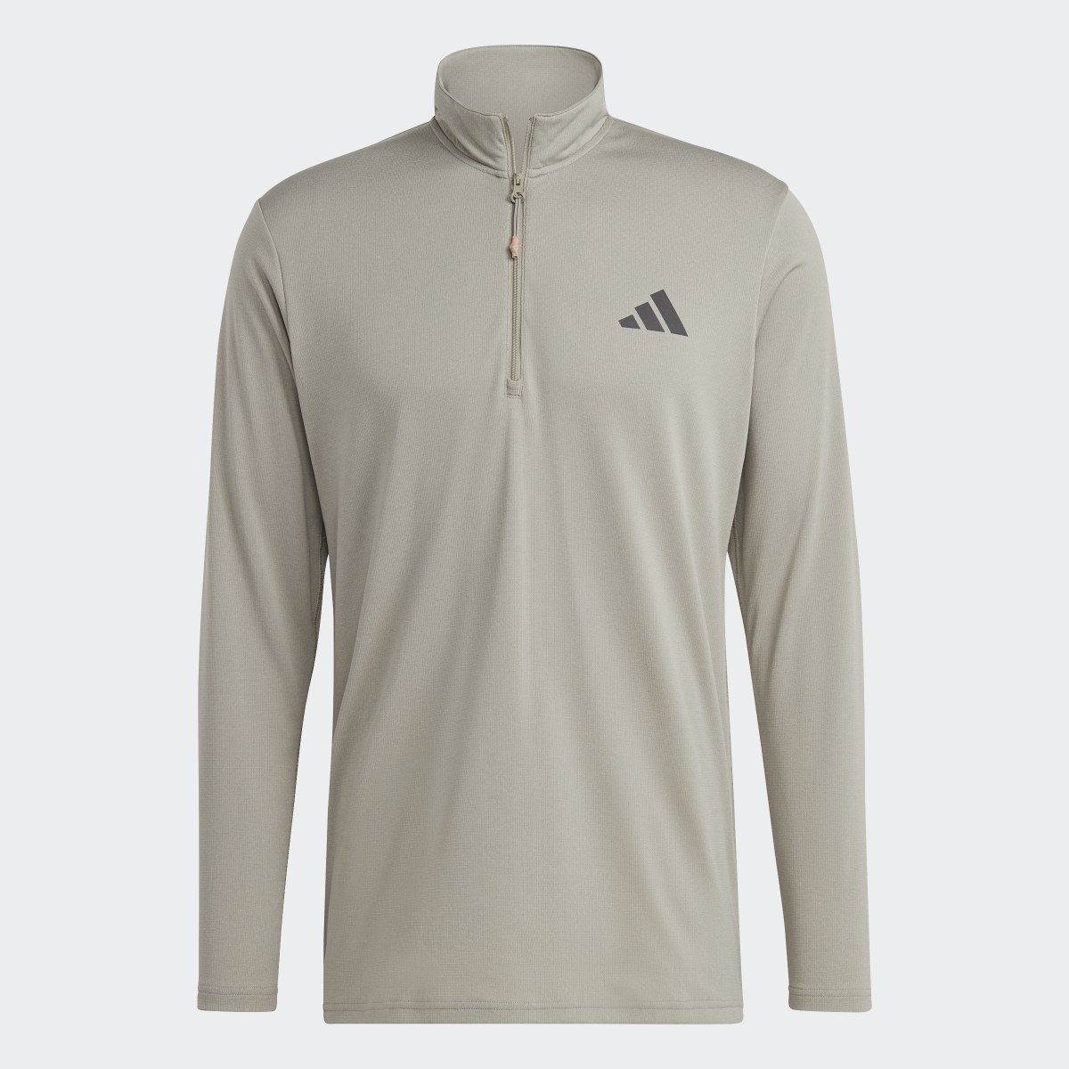 Adidas T-shirt training à manches longues et zip 1/4 Train Essentials Seasonal. 5