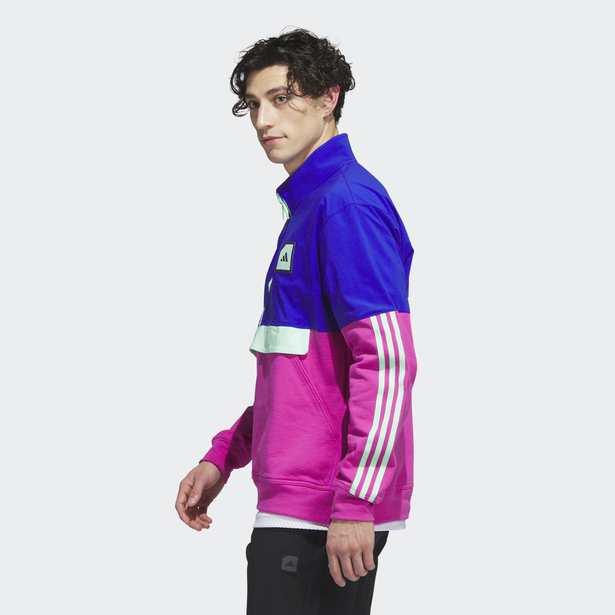 Adidas Adicross 1/2-Zip Golf Anorak. 6