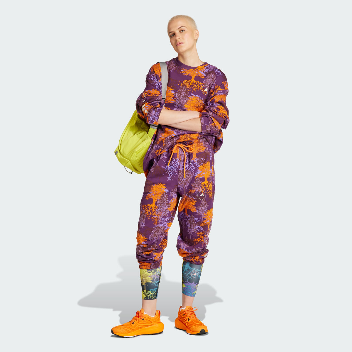 Adidas by Stella McCartney Printed Joggers. 4