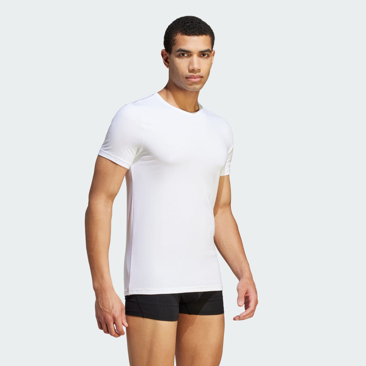 Adidas Active Flex Cotton Crewneck Shirt Underwear. 4