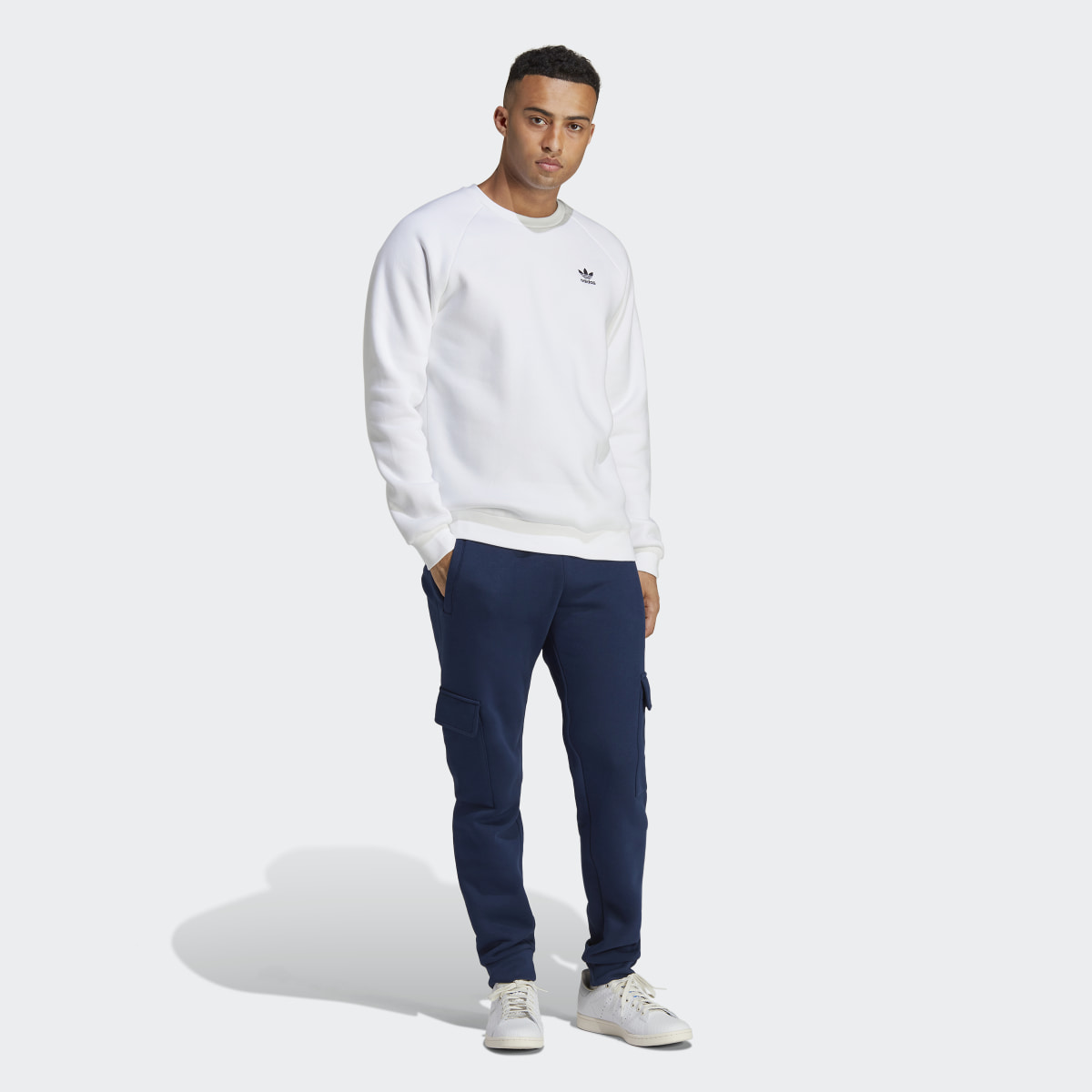 Adidas Felpa Trefoil Essentials Crewneck. 5