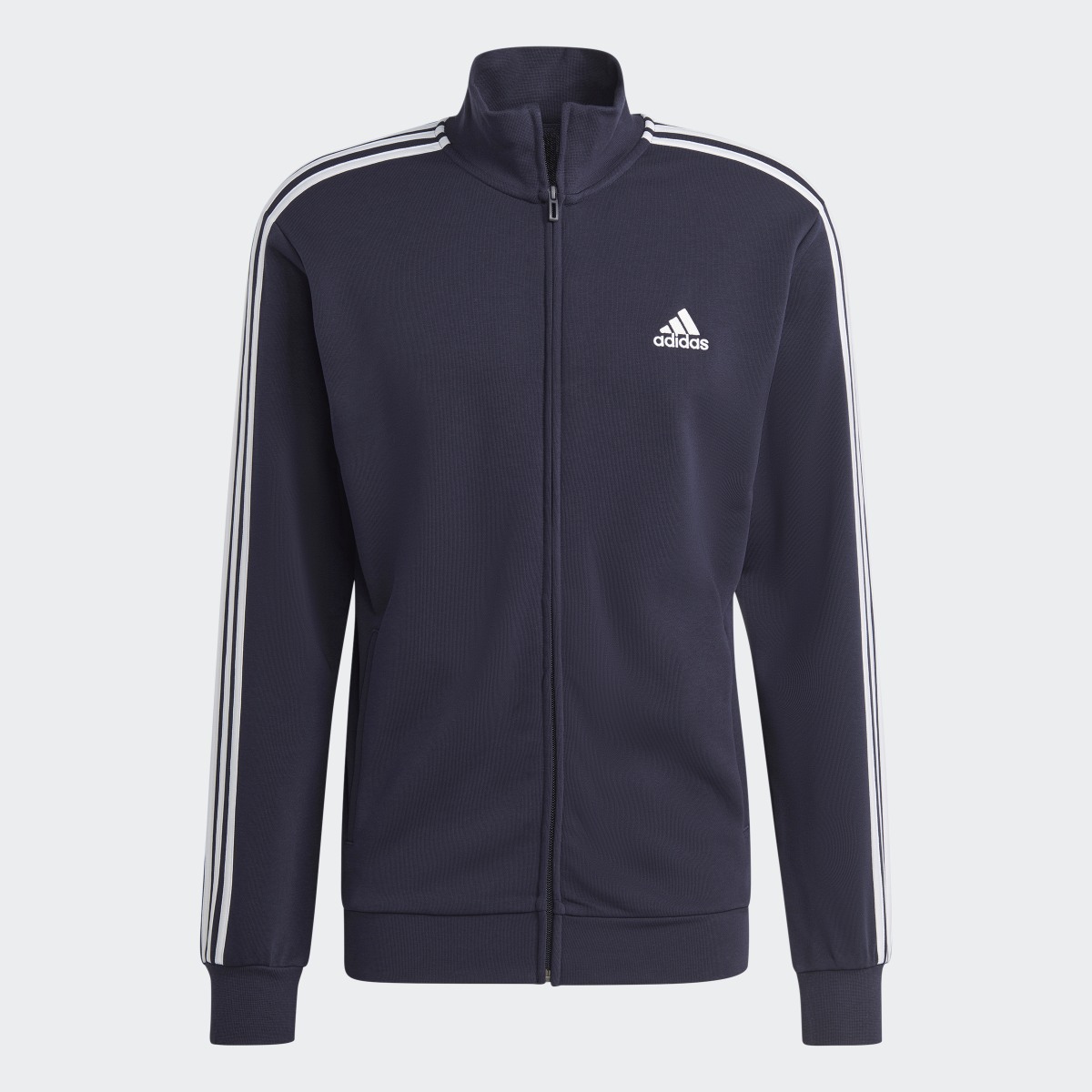 Adidas Basic 3-Streifen French Terry Trainingsanzug. 6