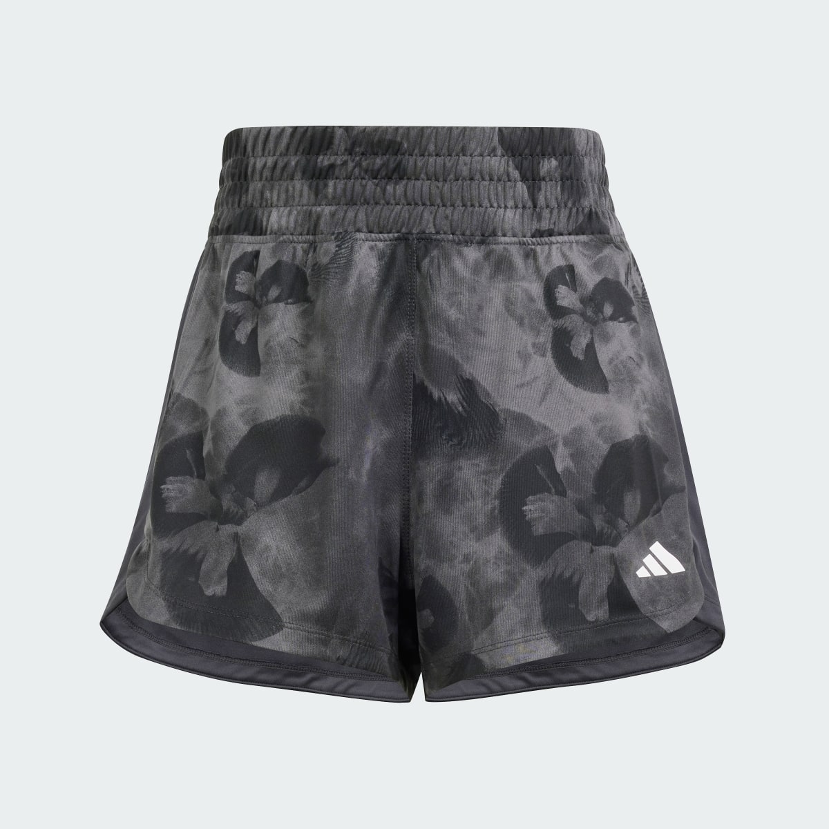 Adidas Pacer Essentials AOP Flower Tie-Dye Knit Shorts. 4