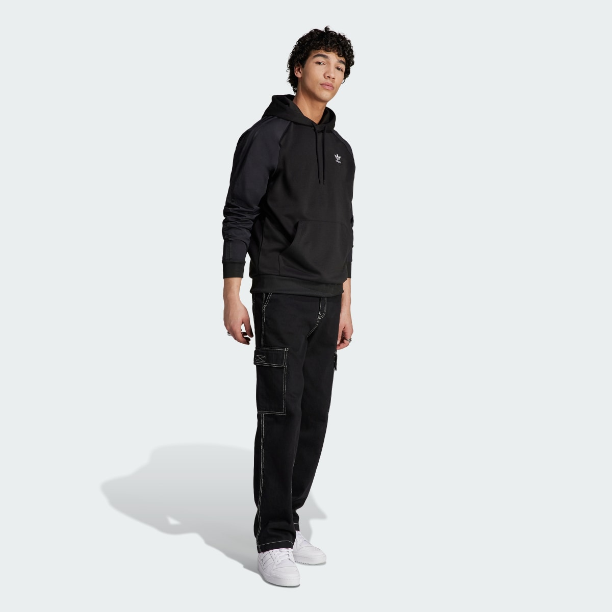 Adidas Adicolor Re-Pro SST Material Mix Hoodie. 5