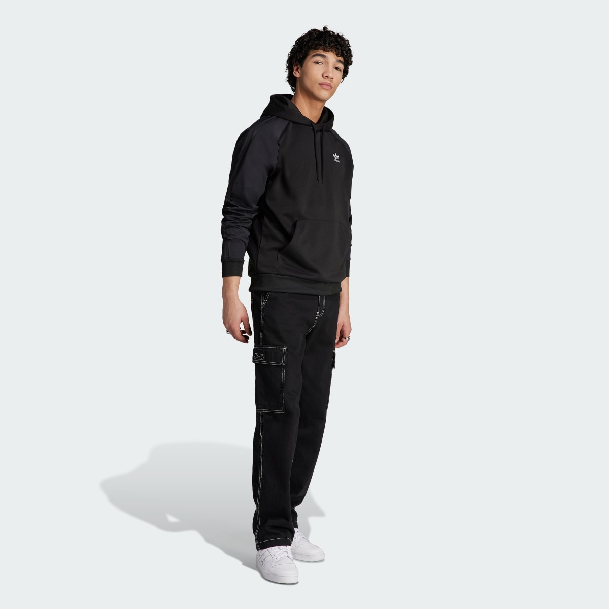 Adidas adicolor Re-Pro SST Material Mix Hoodie. 5