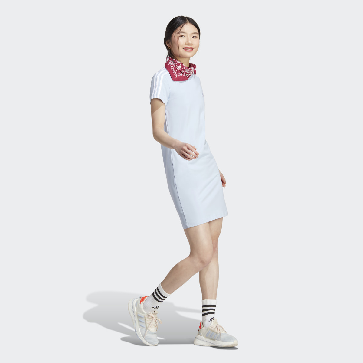 Adidas Essentials 3-Stripes Tee Dress. 4