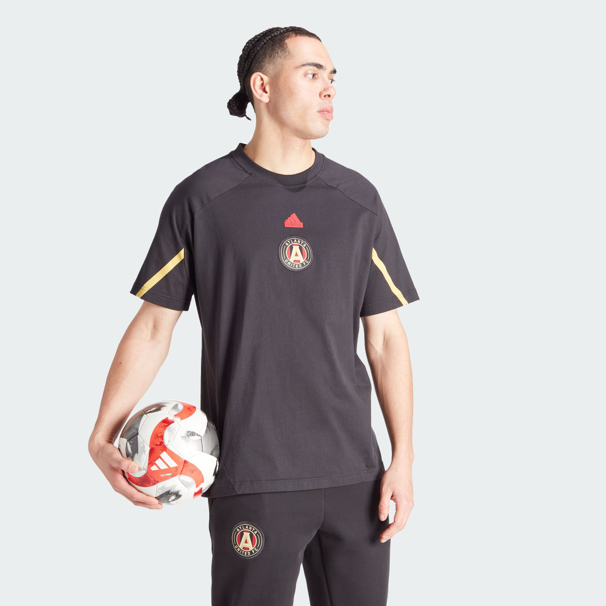 Adidas Atlanta United FC Designed for Gameday Travel Tee. 4