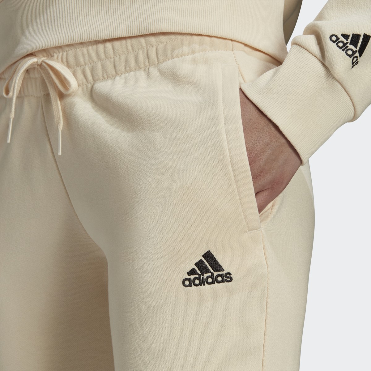Adidas Essentials French Terry Logo Pants. 5