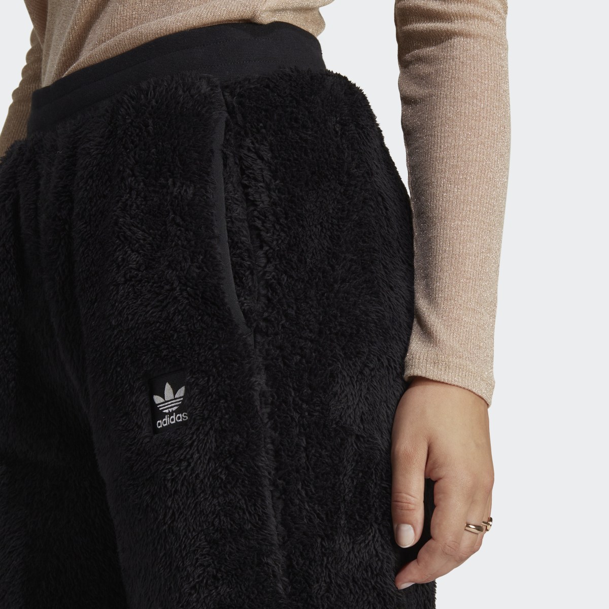 Adidas Essentials+ Fluffy Teddy Pants. 5