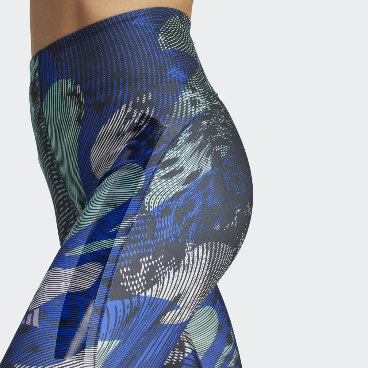 Adidas Adizero Running Allover Print 7/8 Leggings. 6