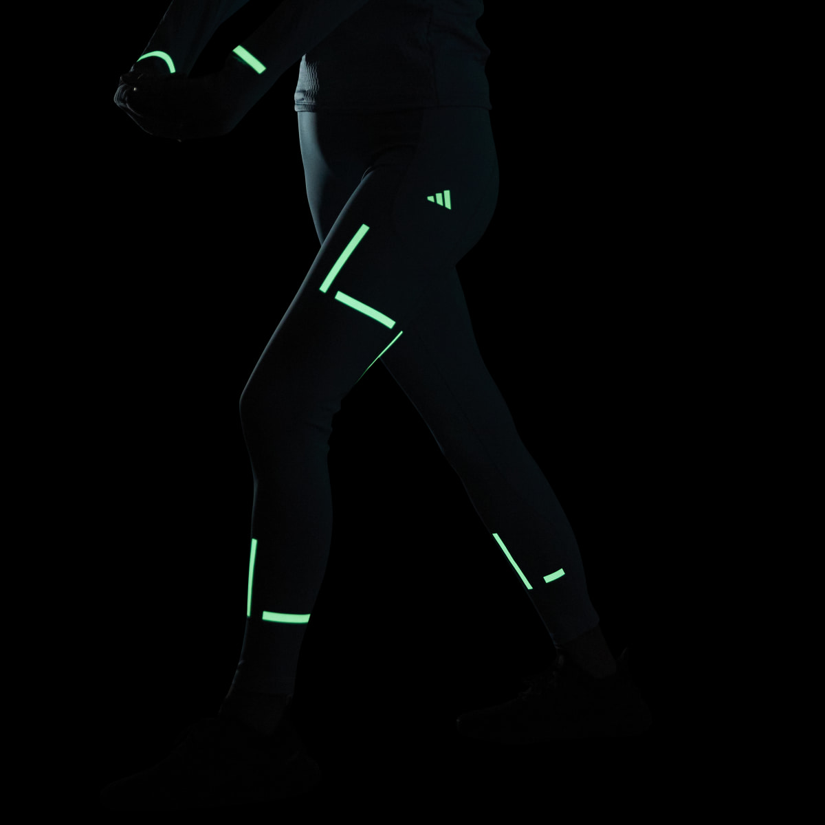 Adidas Fast Impact Reflect At Night X-City Full-Length Running Leggings. 6