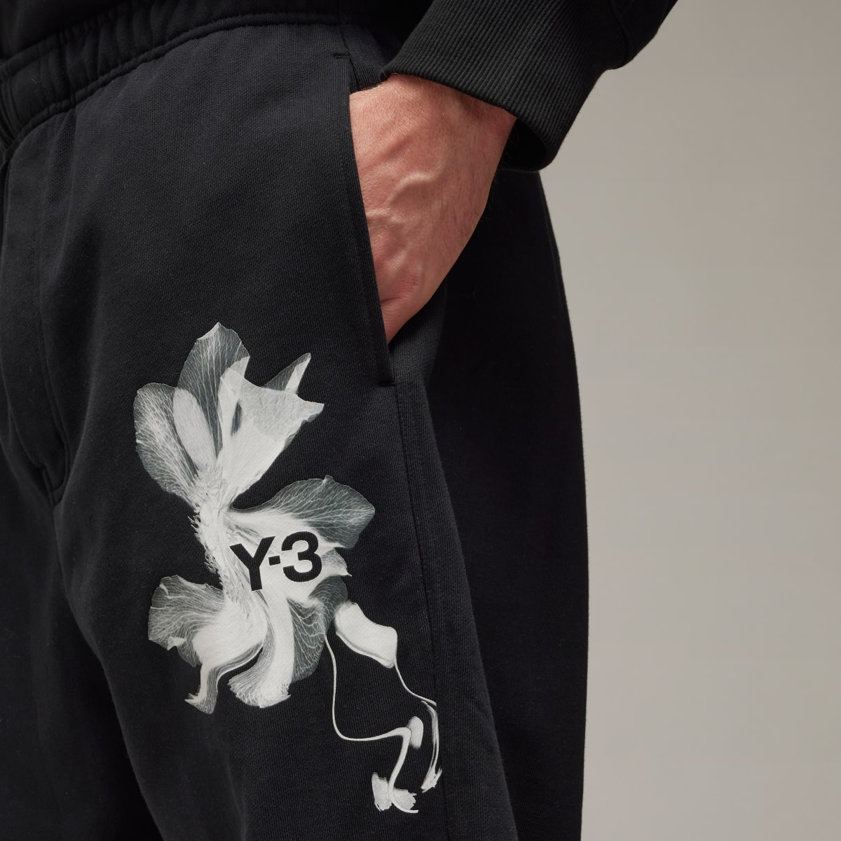 Adidas Y-3 Graphic French Terry Pants. 7