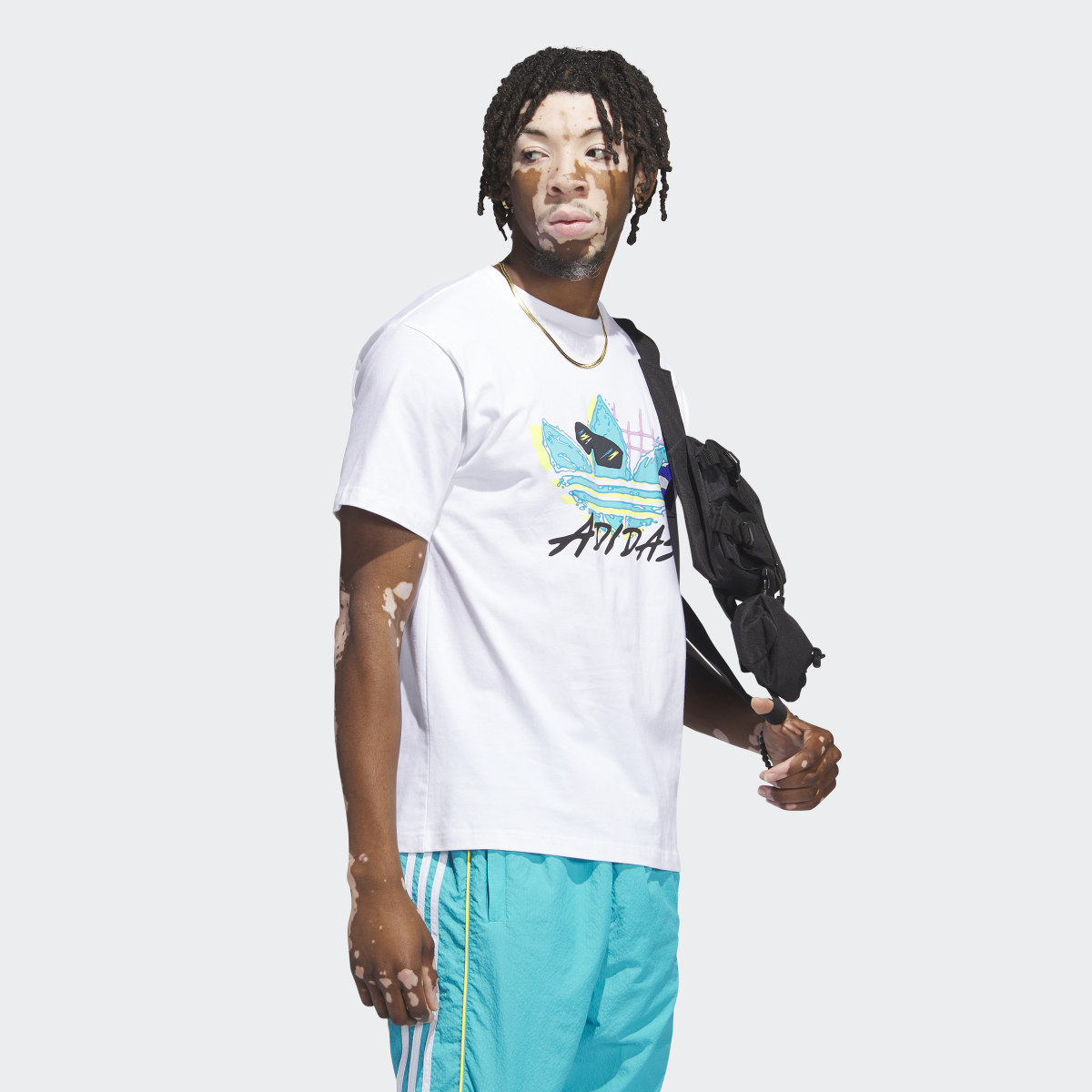 Adidas Beach Sports Trefoil Tee. 4