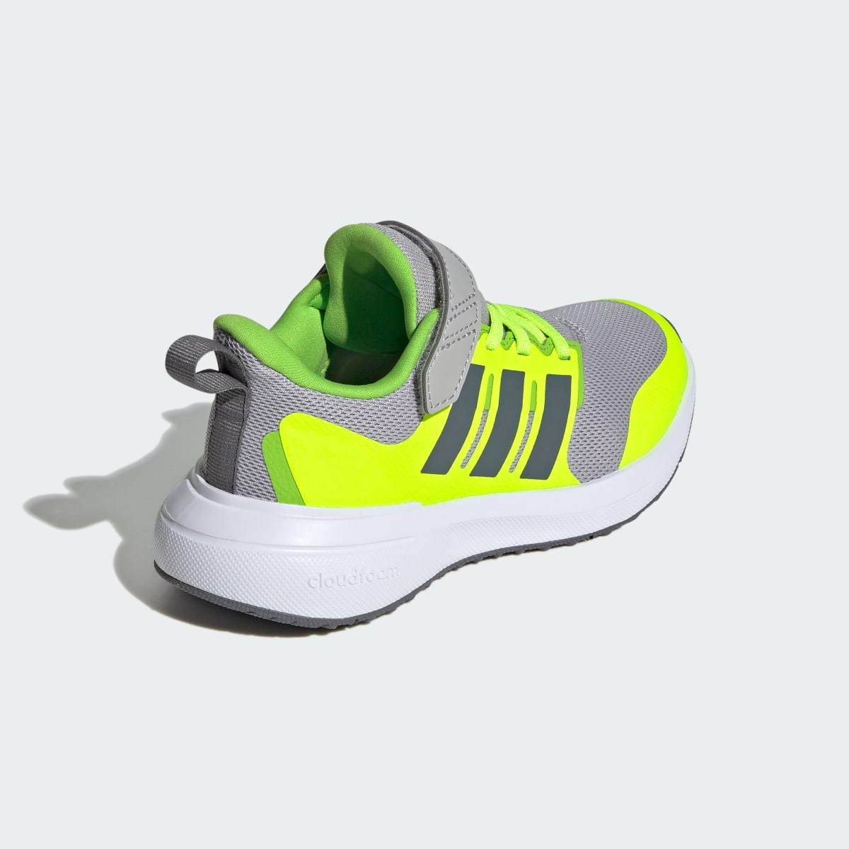 Adidas Chaussure à lacets élastiques et scratch FortaRun 2.0 Cloudfoam. 6