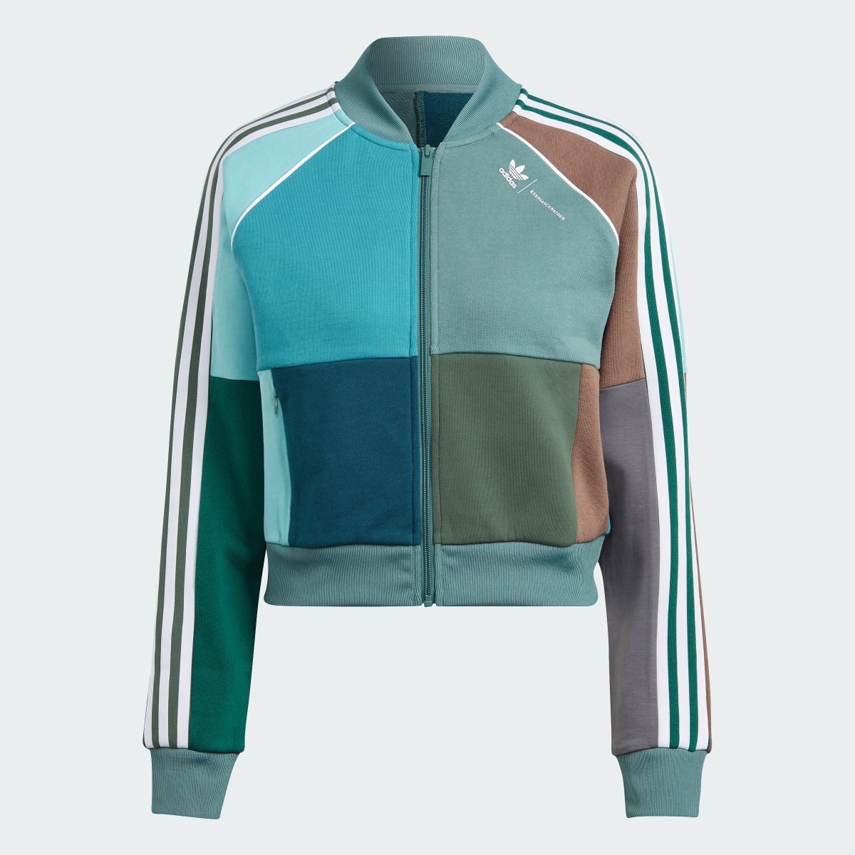 Adidas x KSENIASCHNAIDER Reprocessed Short Track Jacket. 5