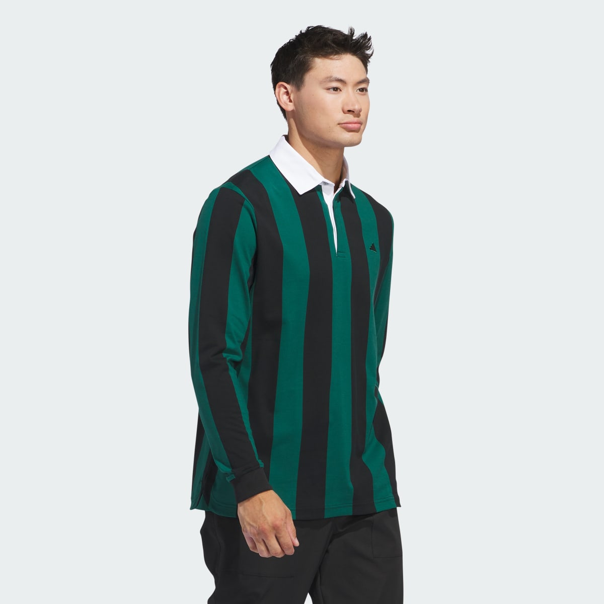 Adidas Go-To Long Sleeve Rugby Polo Shirt. 5