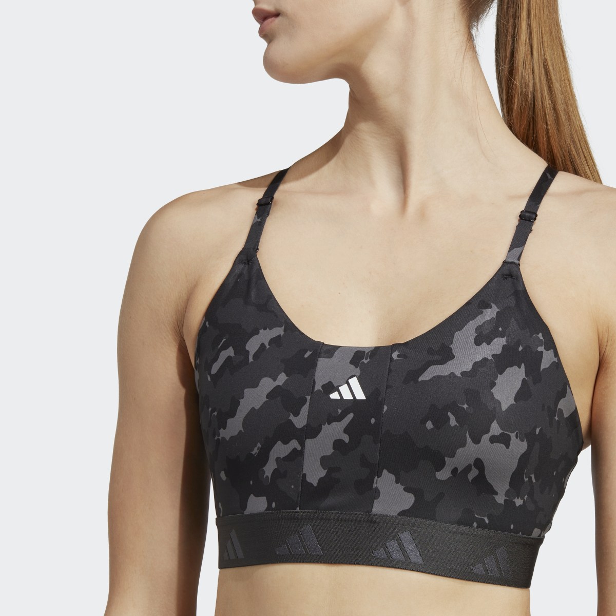 Adidas Brassière Aeroreact Training Techfit Maintien léger. 7