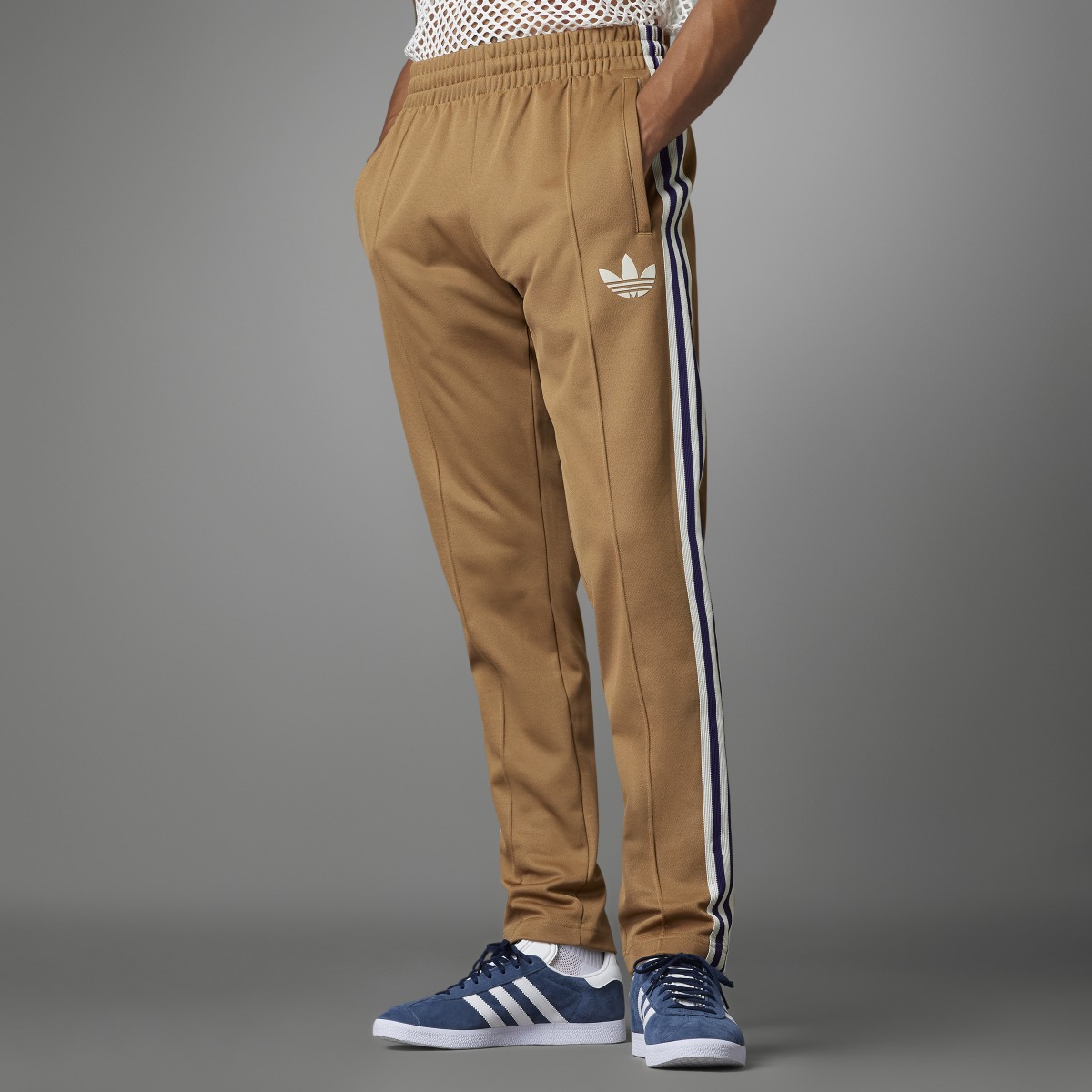 Mens striped discount track pants